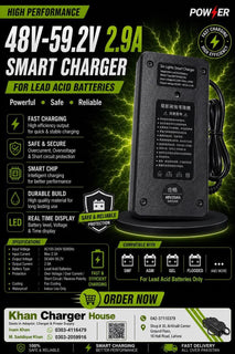 48V-59.2V 2.9A EV Scooty Charger