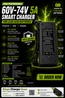 60V–74V 5A Smart EV Scooty Charger