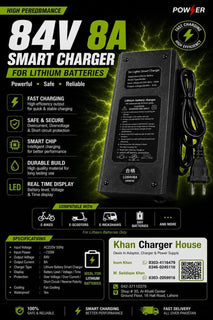 84v 8A EV Smart Scooty Charger