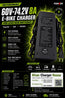 60V–74.2V 8A Smart EV Scooty Charger