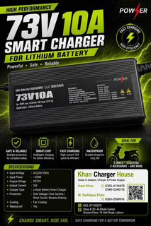 73v 10A EV Smart Scooty Charger